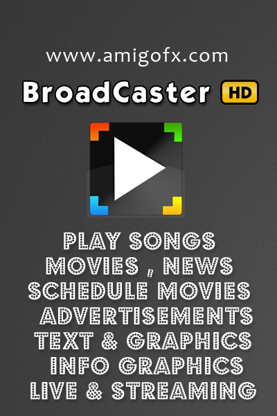 Broadcaster Movies-Songs playout software